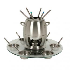 23 Pcs S/S Set with Glass Base