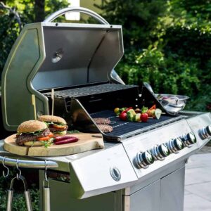 6 Burner BBQ with Side Burner S/S