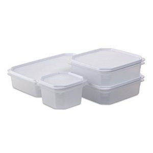 Food Box Set of 4 White