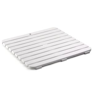 Platform Shower White 55×55 cm