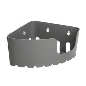 Suction Storage Basket Corner Grey