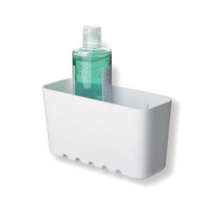 Suction Storage Basket Small White