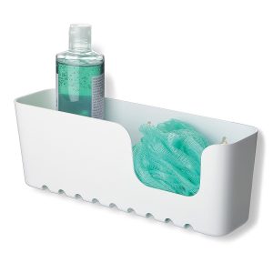 Suction Storage Basket Large White