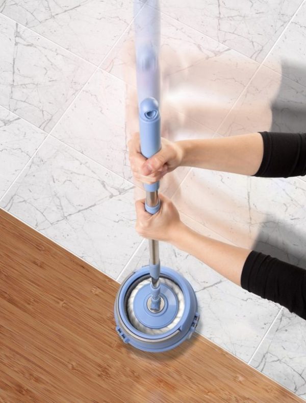 Twister Compact Bucket & Mop Set Blue - Image 2