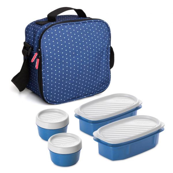 Urban Cooler Bag x5 Blue Dots - Image 4