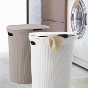 Baobab Laundry Hamper 40 Lt Taupe