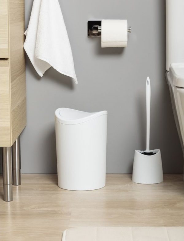 Standard Swing Bin 6 Lt White