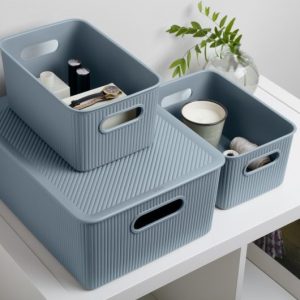 Baobab Storage Basket 5 Lt Blue