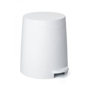 Milan Bathroom Pedal Bin 3 Lt White