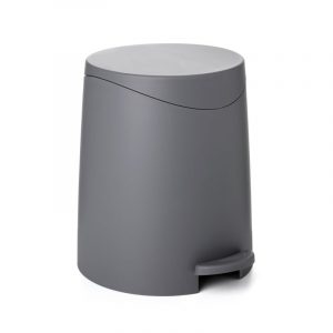 Milan Bathroom Pedal Bin 3 Lt Grey