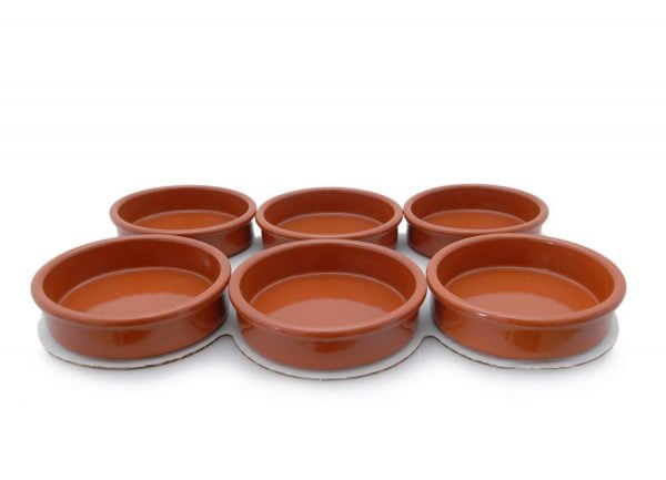 Low Dish Round Dia11x2.4cm Honey Pack of 6