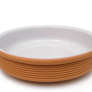 Wavy Dish 32×8.50 cm Natural/White