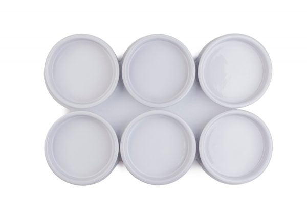 Low Dish Round Dia11x2.4cm White Pack of 6