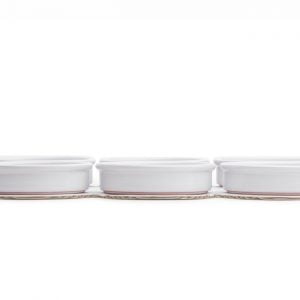 Low Dish Round Dia11x2.4cm White Pack of 6