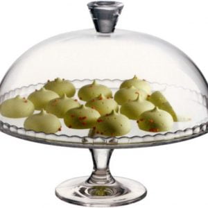 Footed Cake Plate w/Dome 33cms (95200)