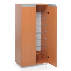 Scar-Puli Shoe Cabinet Walnut