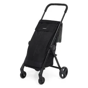 Go Fast Shopping Trolley Black