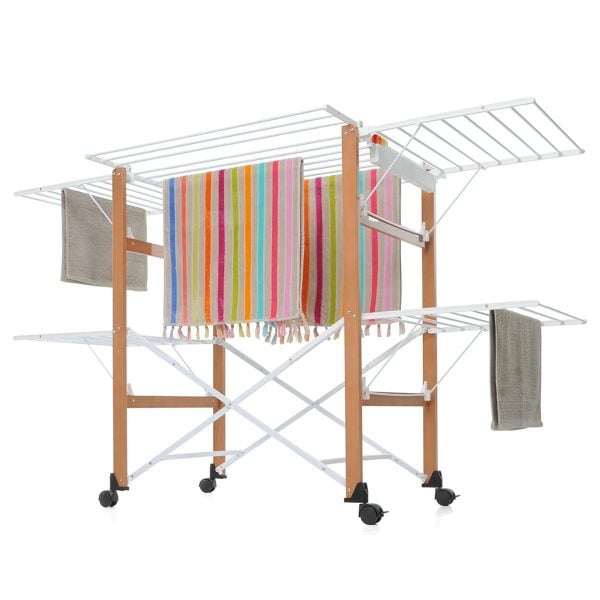 Gulliver Clothes Airer Walnut - Image 4