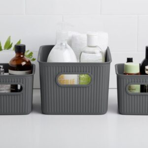 Baobab Storage Basket 5 Lt Grey