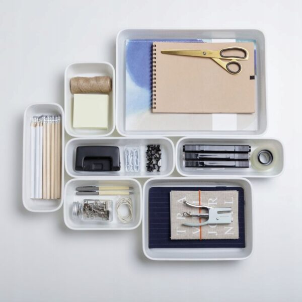Baobab 4 Pcs Organiser Set White - Image 4