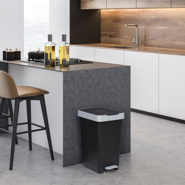 Smart Pedal Bin 25 Lt Black
