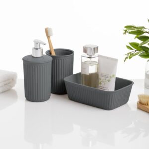 Baobab Bathroom Set x3 Grey