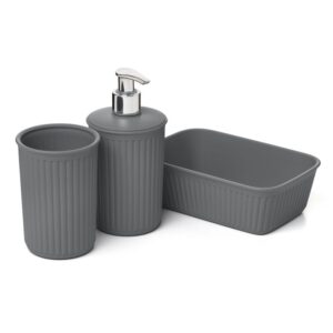 Baobab Bathroom Set x3 Grey