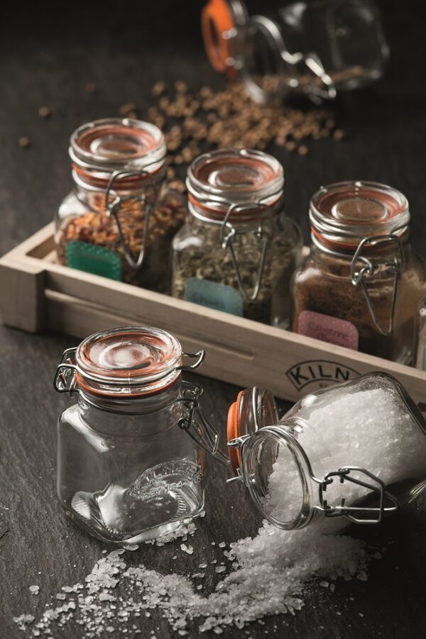 Kilner Square Clip-Top Spice Jar 0.70ml - Image 4