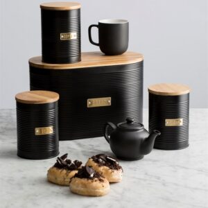 Typhoon Otto Bread Bin Black