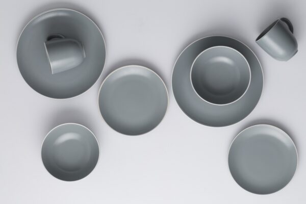 Mason Cash Dinner Set 12 Pcs Grey - Image 2