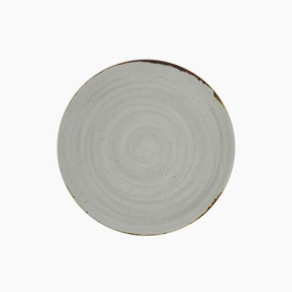 Sac Plate Coupe 28cm Rustic Grey