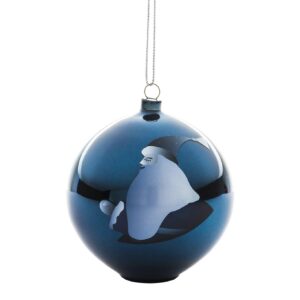 Blue Christmas Ornament Blown Glass (AAA07 4)
