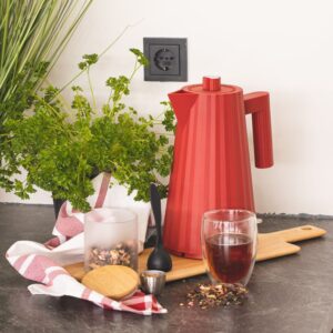 Plisse Electric Water Kettle Red (MDL06 R)
