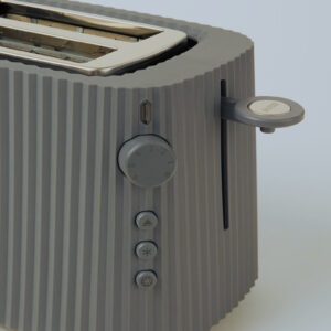 Plisse Toaster Grey (MDL08 G/UK)