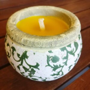 Citronella Candle in Terracotta Jar