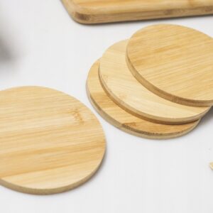 Coasters Wood 4 Pcs