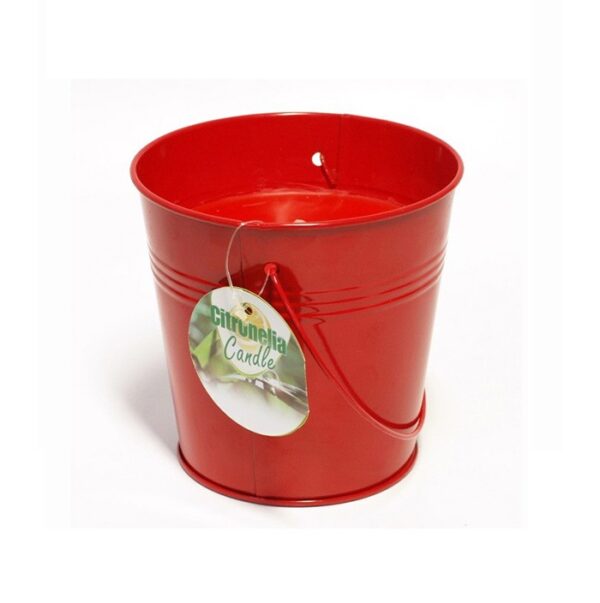 Citronella Candle in Metal Bucket - Image 2