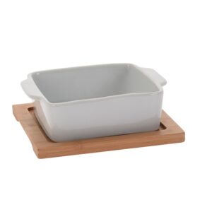 Ceramic Oven Dish with Tray