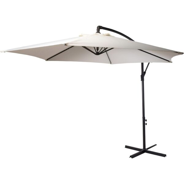 Side Hanging Umbrella 300cm Cream - Image 2