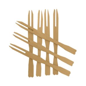 Bamboo Cocktail Fork 100 Pcs