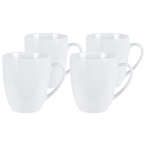 Porcelain Mugs Set x4 380ml