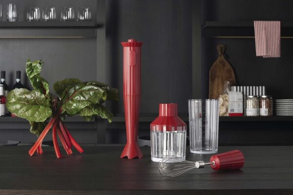 Plisse Hand Mixer Set Red (MDL10S R)