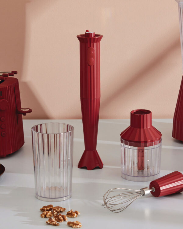 Plisse Hand Mixer Set Red (MDL10S R) - Image 2