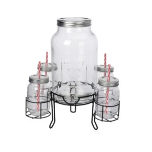 Beverage Dispenser 4.50 Lt & 4 Jars