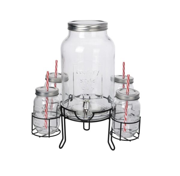 Beverage Dispenser 4.50 Lt & 4 Jars - Image 2