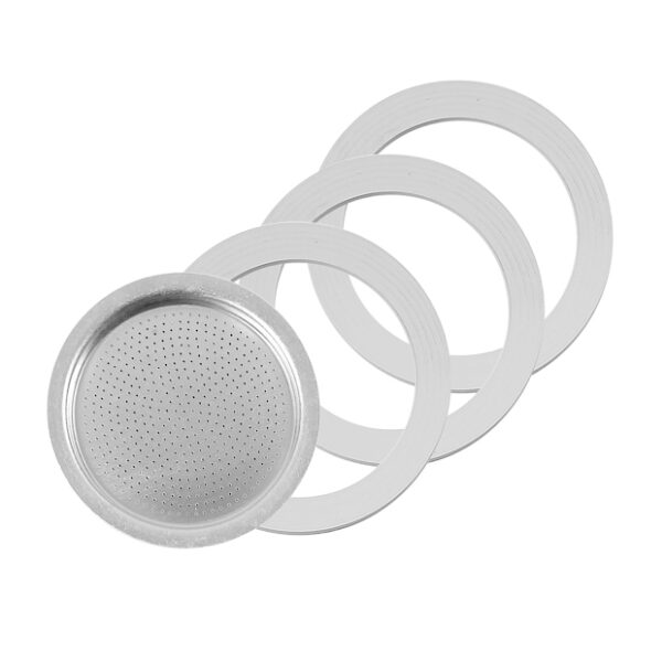 3 Gaskets & Filter (2 Cups)