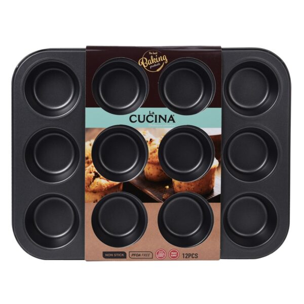 Non-Stick Muffin Tray x12 - Image 3