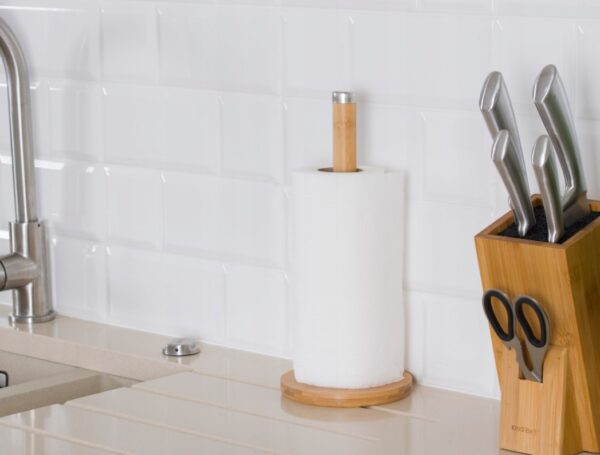 Kitchen Roll Holder Bamboo