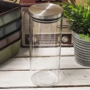 Glass Storage Jar with Lid 1.40Lt