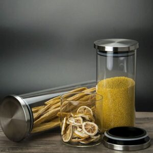 Glass Storage Jar with Lid 750ml